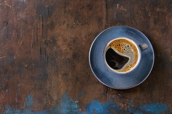 Cup of black coffee — Stock Photo, Image