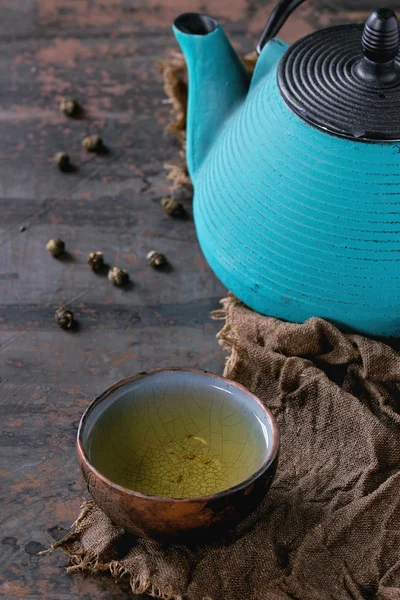 Cup of green tea — Stock Photo, Image