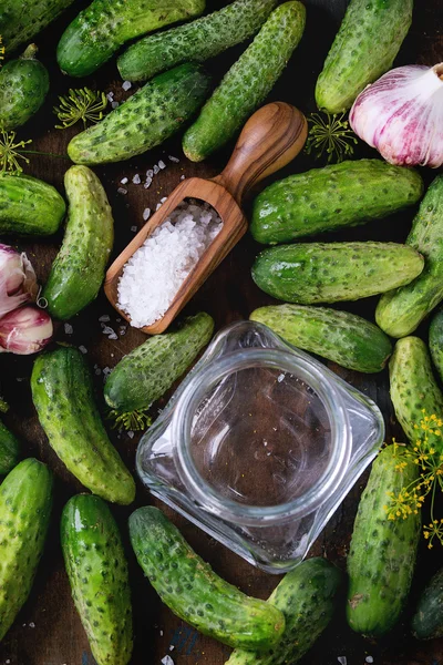 Cucambers a pácolás — Stock Fotó