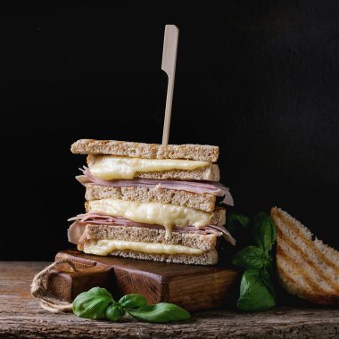 jambon ve peynirli tost