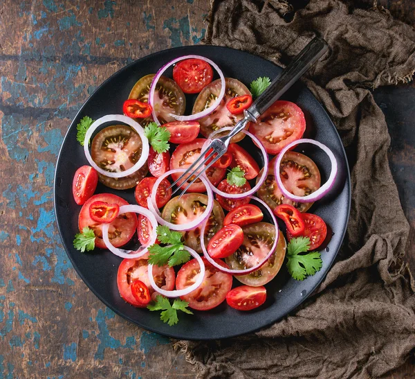 domates ve soğan salata