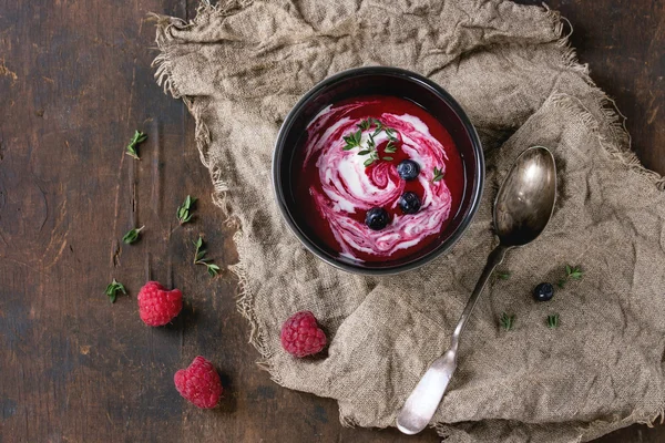 Dezert berry polévka — Stock fotografie