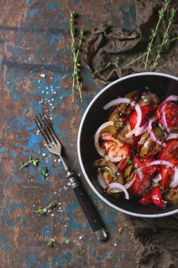 domates ve soğan salata