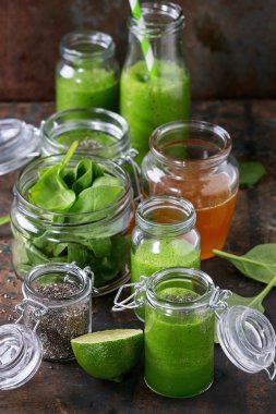 yeşil ıspanak smoothie