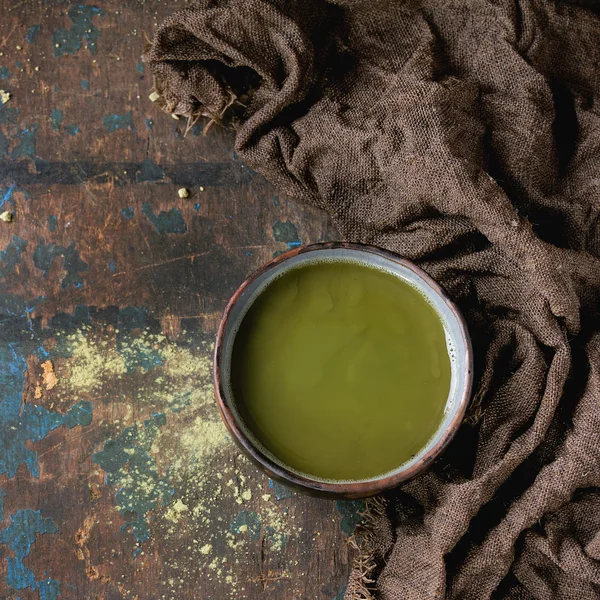 Cup of matcha tea — Stock Photo, Image