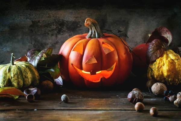 Halloween-Kürbisse — Stockfoto