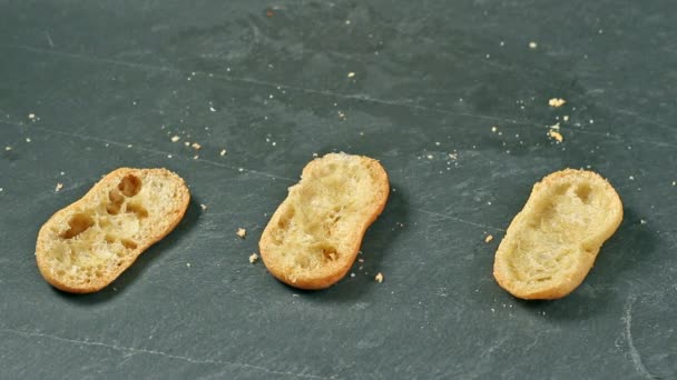 Crema de relleno tres eclairs — Vídeos de Stock