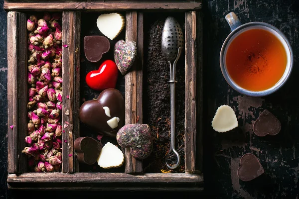 St Valentine Tea — Stock Photo, Image