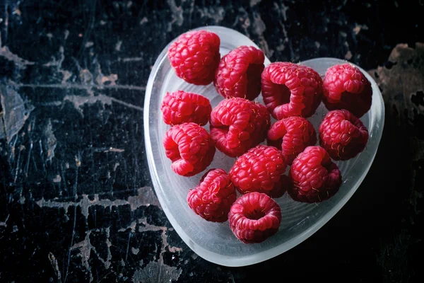 St Valentine raspberry — Stock Photo, Image