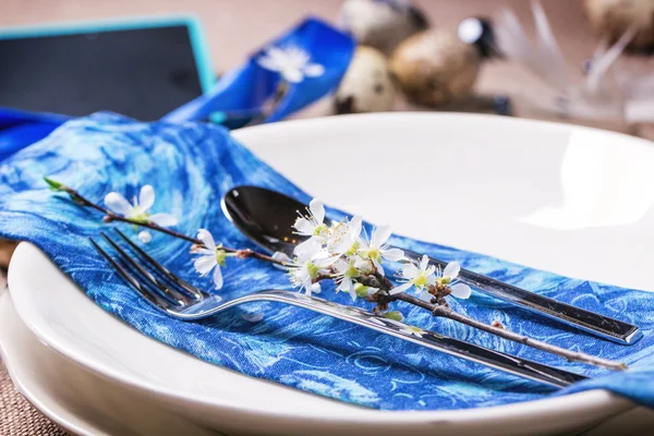 Easter table setting — Stock Photo, Image