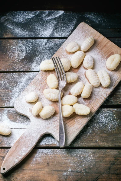 Pişmemiş Patates gnocchi — Stok fotoğraf