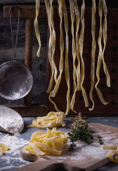 Hemmagjord Pasta — Stockfoto