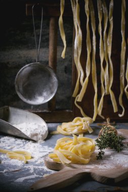 Homemade pasta clipart
