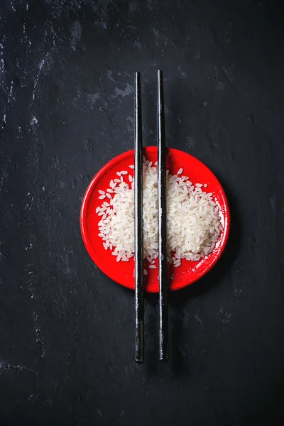 Arroz con palillos — Foto de Stock