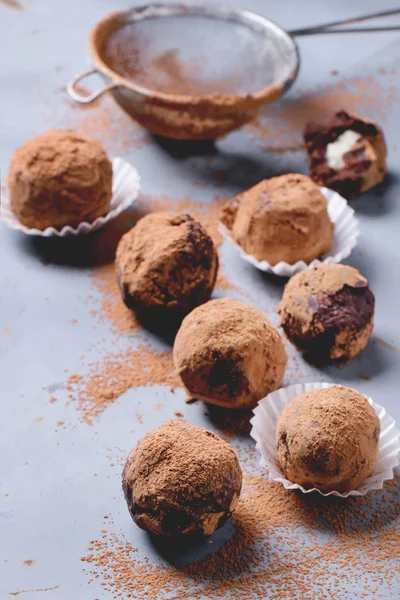 Trufas de chocolate — Foto de Stock