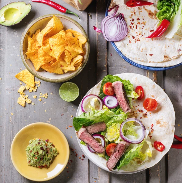 Mexicaanse stijl diner — Stockfoto