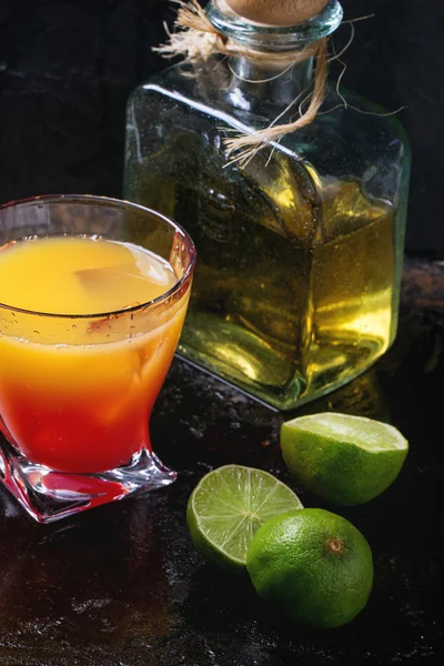 Tequila sunrise cocktail — Stock Photo, Image