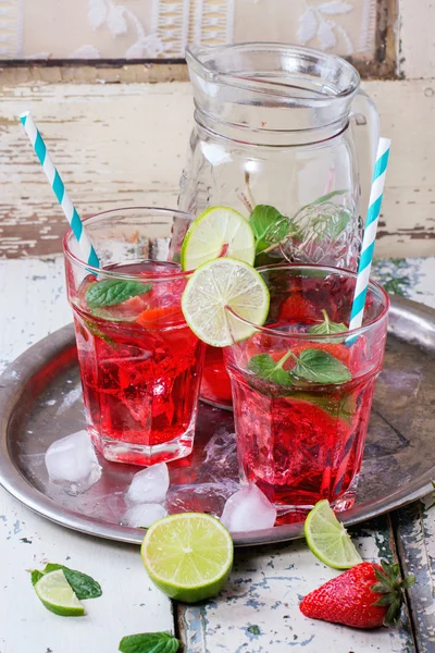 Aardbei limonade — Stockfoto