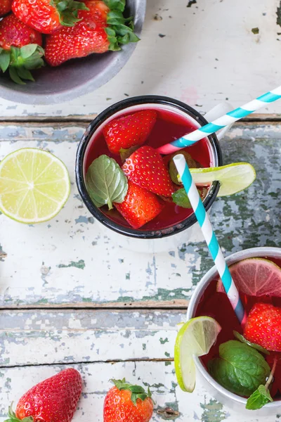 Aardbei limonade — Stockfoto