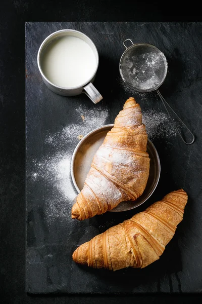 Dois croissant — Fotografia de Stock