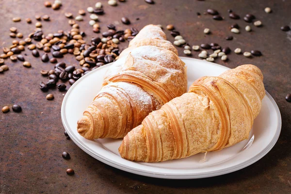 Dois croissant — Fotografia de Stock