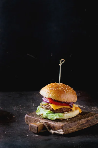 ev yapımı hamburger