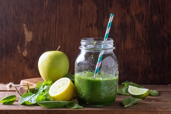 Smoothie verde — Fotografia de Stock