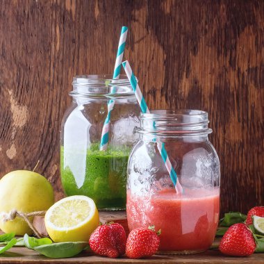 Yeşil ve kırmızı yüzlü