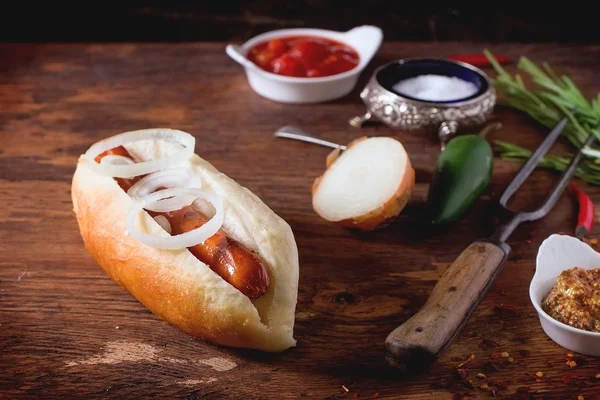 Hot Dog fatti in casa — Foto Stock