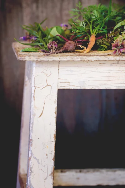 Herbs and vegetables — Stock Photo, Image