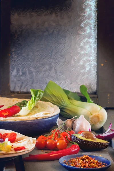 Mexicaanse stijl diner — Stockfoto