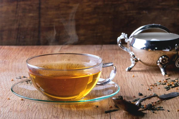 Tazza di tè caldo — Foto Stock