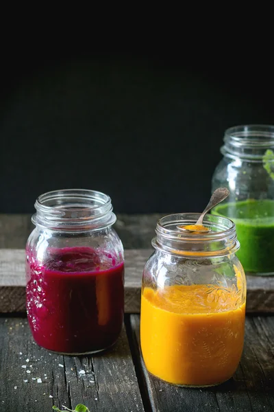 Surtido de batidos vegetales — Foto de Stock