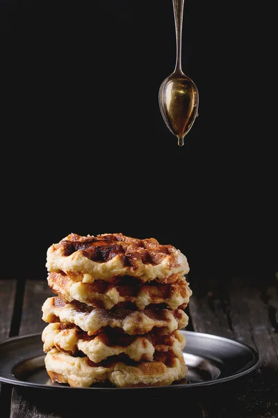 Belgian waffles — Stock Photo, Image