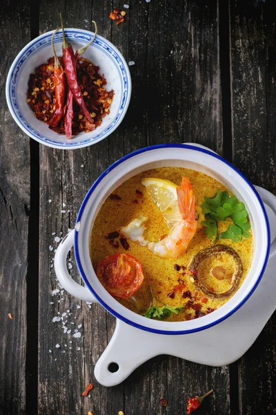 Thai soup Tom Yam — Stock Photo, Image