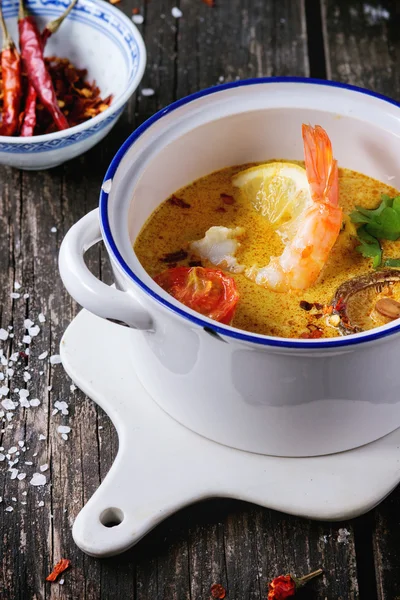 Thai soup Tom Yam — Stock Image Thai soup Tom Yam Royalty Free Stock Images