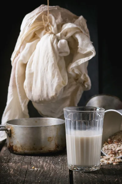Non-dairy almond milk — 스톡 사진