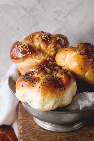 Pan de Challah redondo —  Fotos de Stock