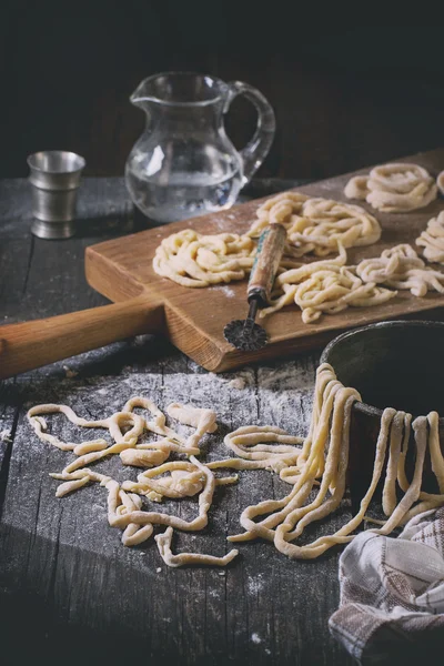 Pastas pici caseras frescas —  Fotos de Stock