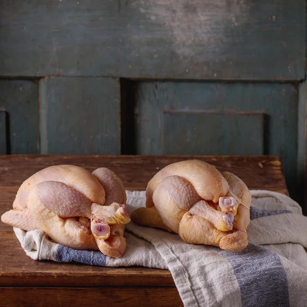 Two Raw Chicken — Stock Photo, Image