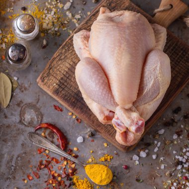 Raw mini Chicken
