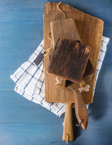 Set of wooden chopping boards