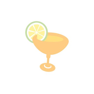 Yaz Suyu İçeceği Simgesi Clipart Vektör Tasarımı 