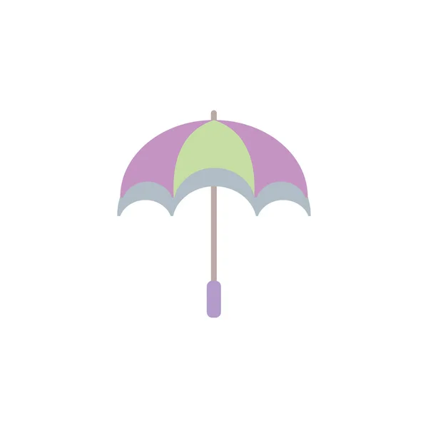 Paraguas Verano Clipart Vector Diseño Aislado — Archivo Imágenes Vectoriales