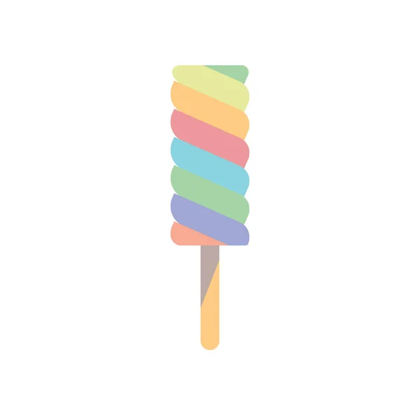 Ice Cream Summer Icon Clipart Vector Ontwerp Geïsoleerd — Stockvector