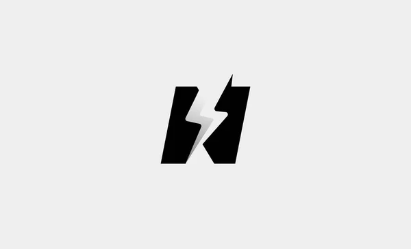 Buchstabe Bolt Logo Vektor Design Icon Illustration — Stockvektor
