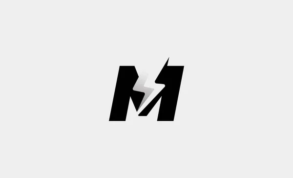 字母M Bolt Logo矢量设计图标说明 — 图库矢量图片