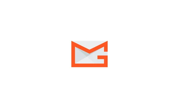 Letter Message Logo Design Vector Illustration — Stockový vektor