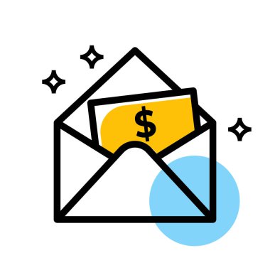 para nakit ve cüzdan vektör simgesi