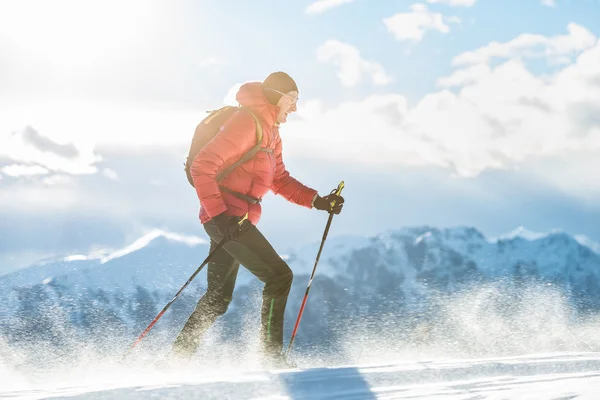 Athletentraining im Hochgebirge — Stockfoto